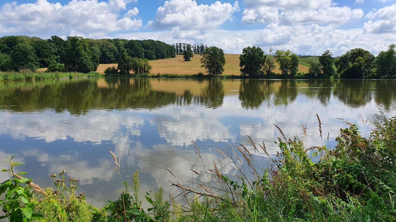 Nasz Debowiec - Dom Dla 15 Osob, Sauna, Widok Na Staw, Wielka Dzialka Exteriör bild