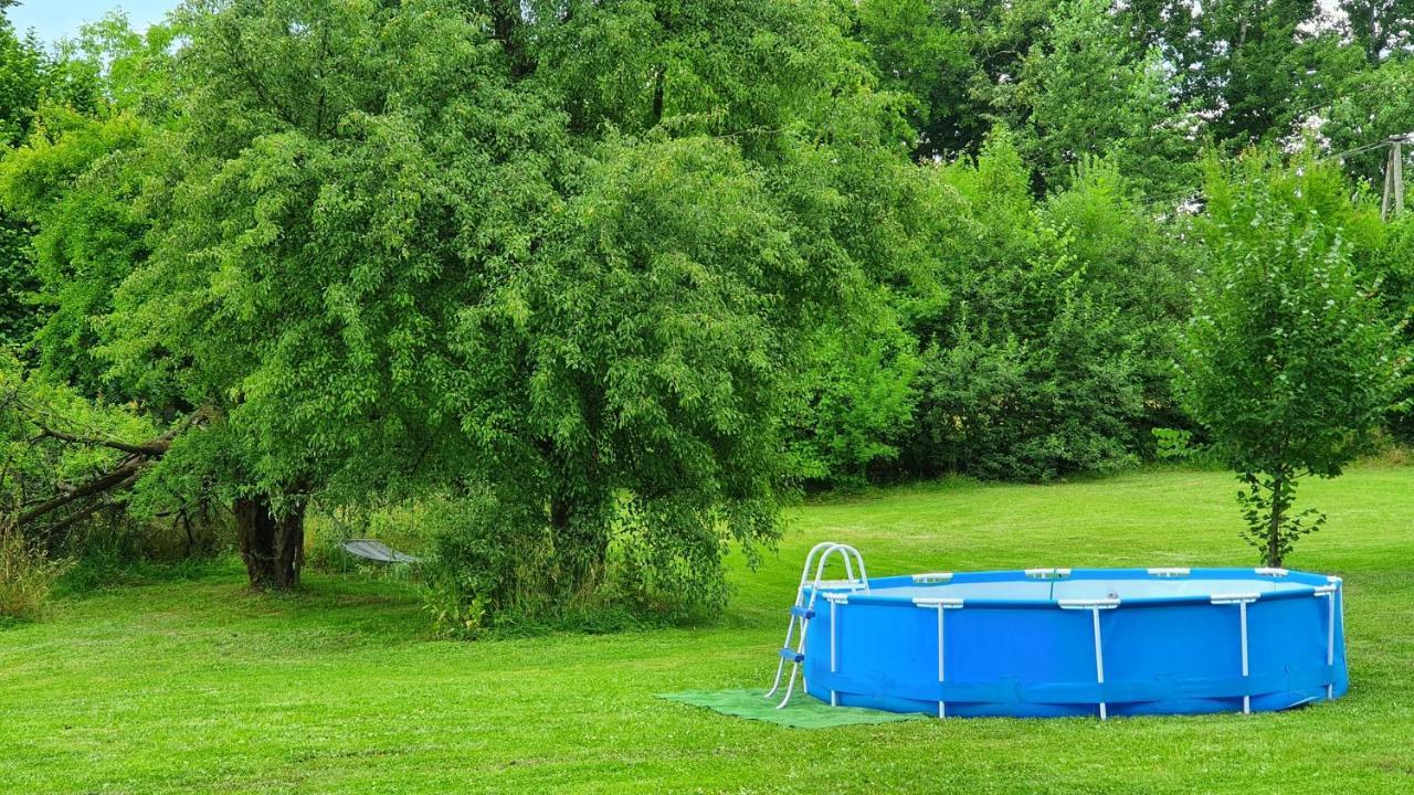 Nasz Debowiec - Dom Dla 15 Osob, Sauna, Widok Na Staw, Wielka Dzialka Exteriör bild