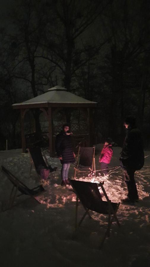 Nasz Debowiec - Dom Dla 15 Osob, Sauna, Widok Na Staw, Wielka Dzialka Exteriör bild